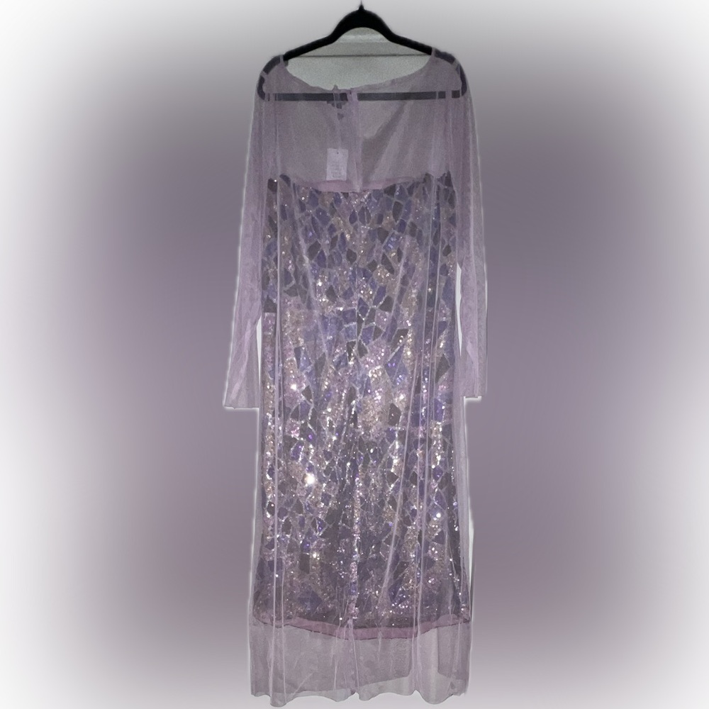 Elegant Purple Sequin Dress Mosaic - Picture 3 of 9